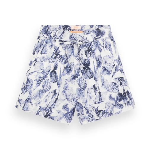 Scotch & Soda High-Rise Linen Short